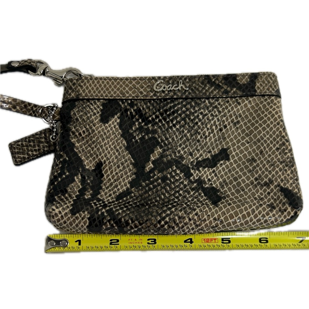 Coach Soho Embossed Exotic Madison Python Wristlet - image 4